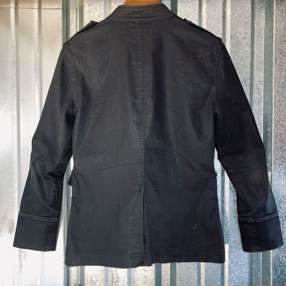 Vintage juicy couture men’s military style denim jacket - Picture 6 of 11